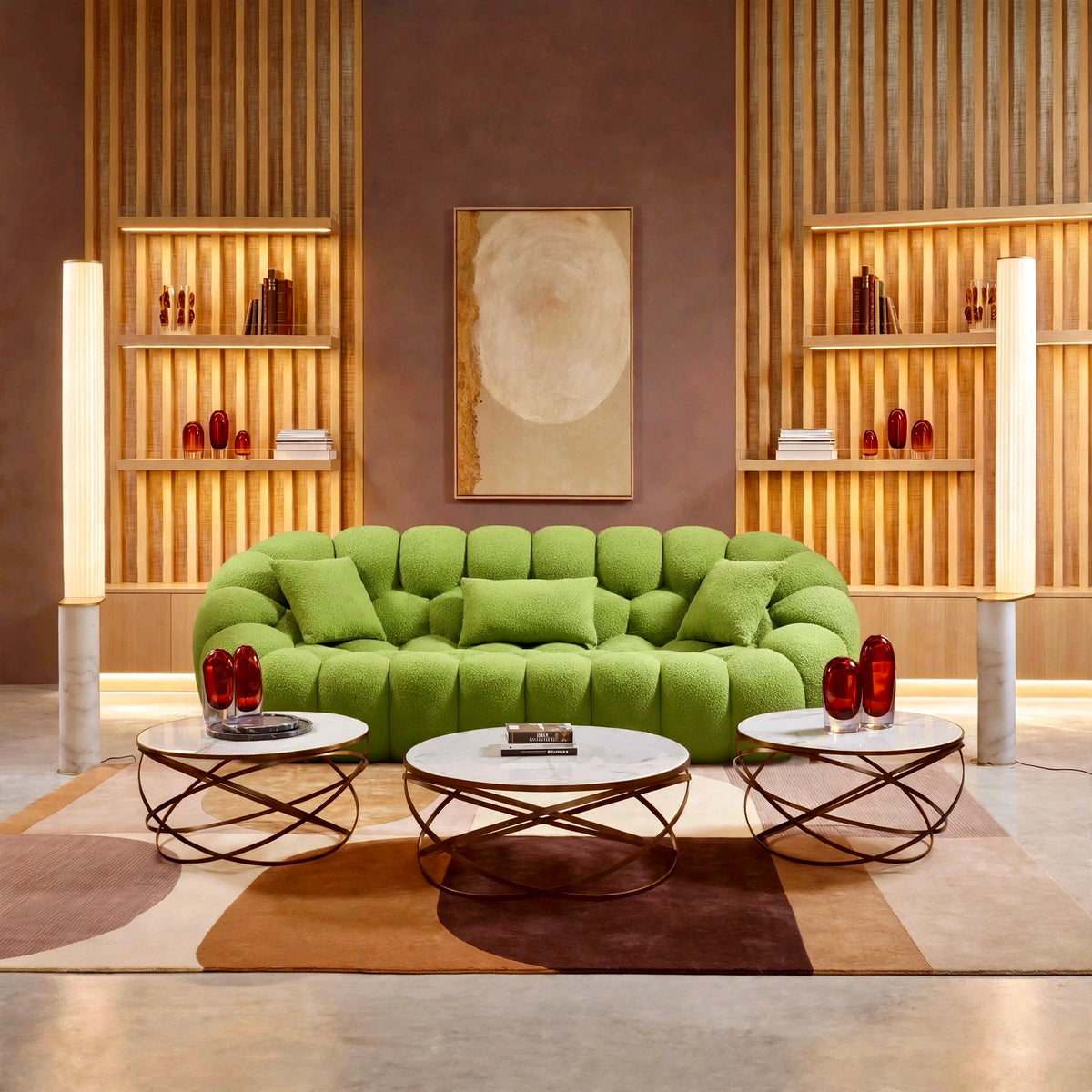 Canapé Bubble 3-4 Places – Velours | Casa Monarchy