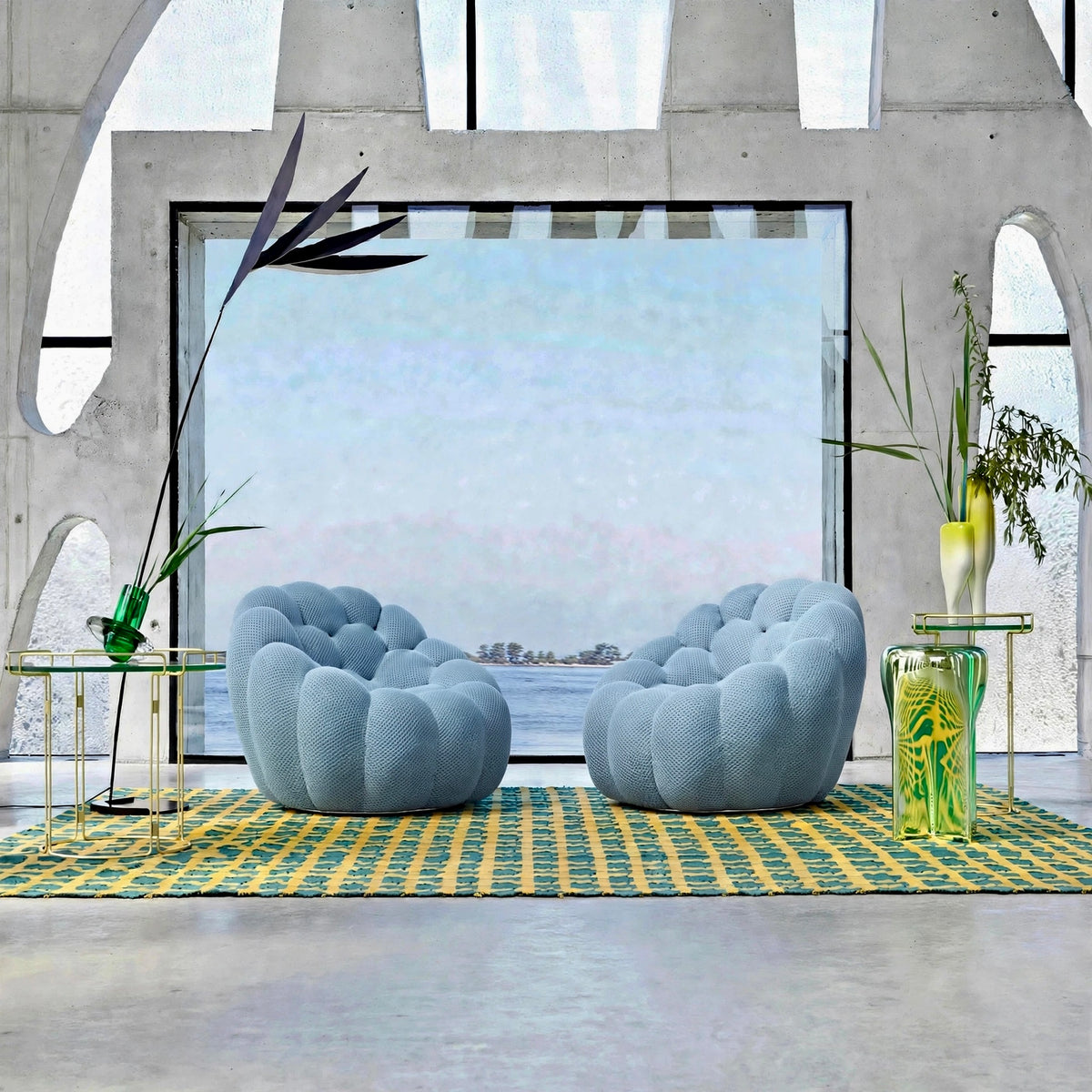 Fauteuil Bubble 1 Place Compressé – Design Cocooning | Casa Monarchy