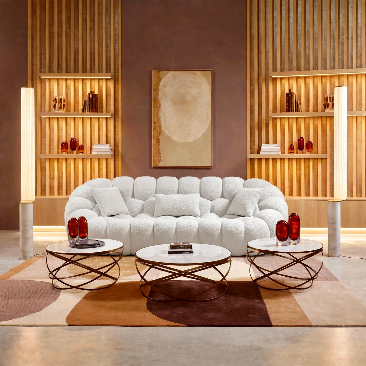 Canapé Bubble 3-4 Places – Velours | Casa Monarchy
