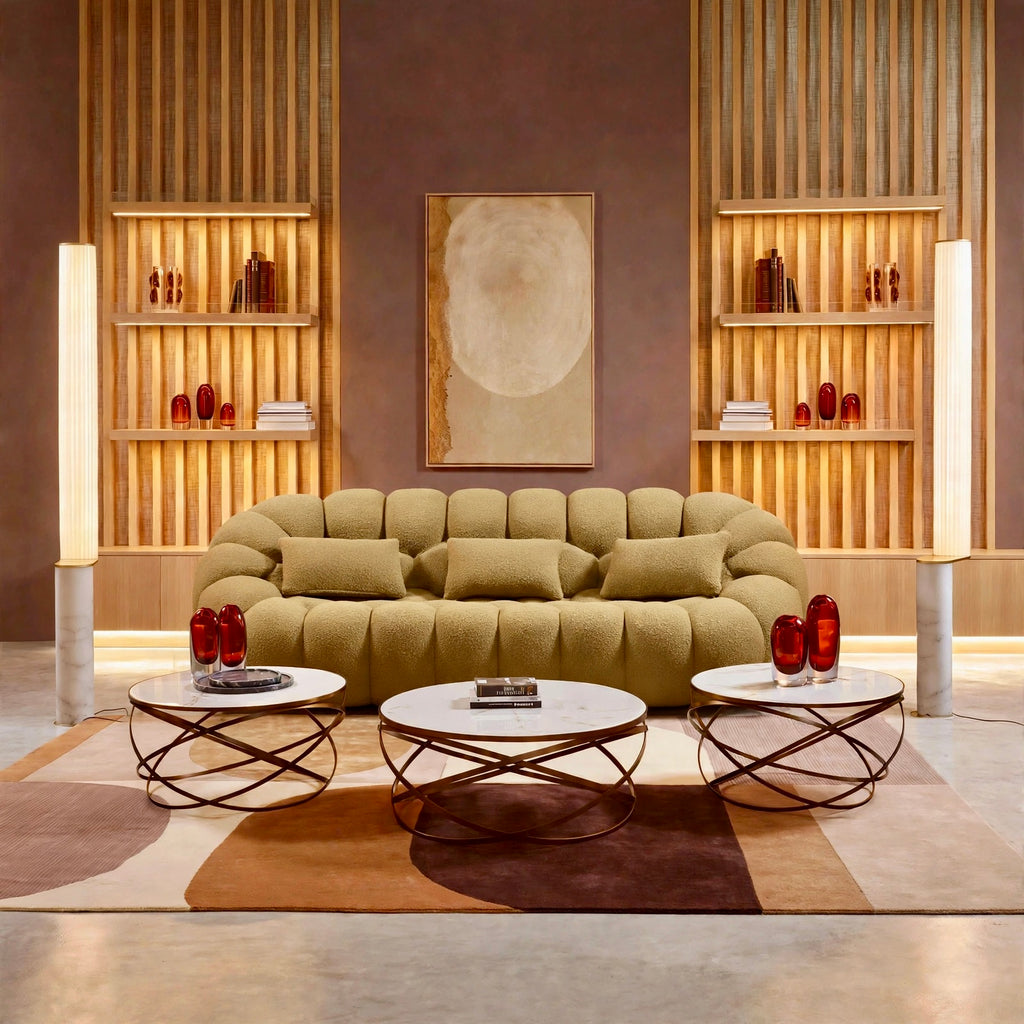 Canapé Bubble 3-4 Places – Velours | Casa Monarchy