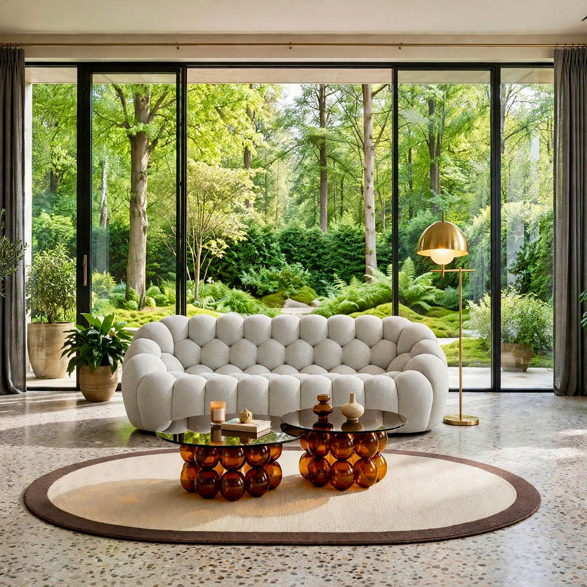 Canapé Bubble 3 Places Compressé – Design Cocooning | Casa Monarchy